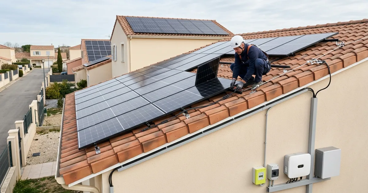 Installation de panneaux solaires Installation de panneaux solaires