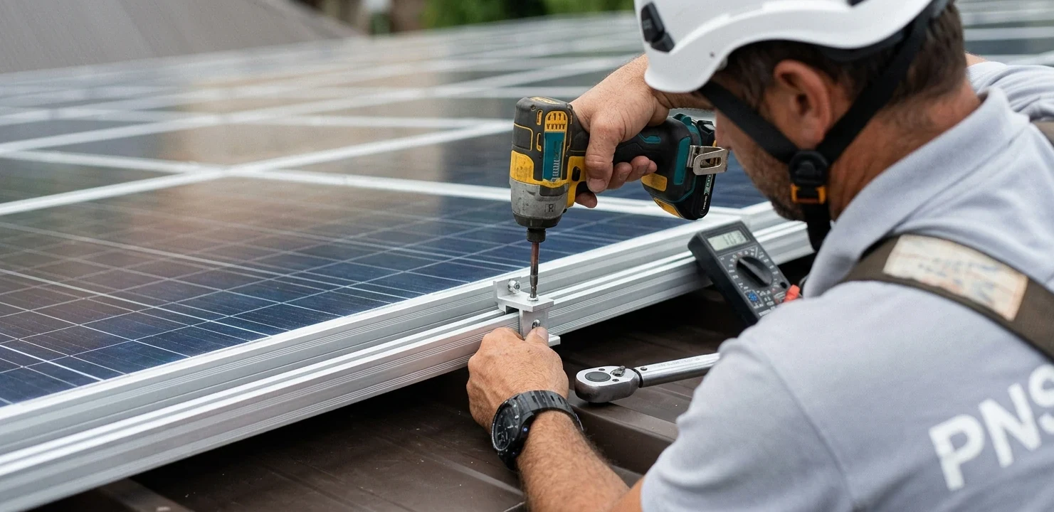Installation de panneaux solaires Installation de panneaux solaires